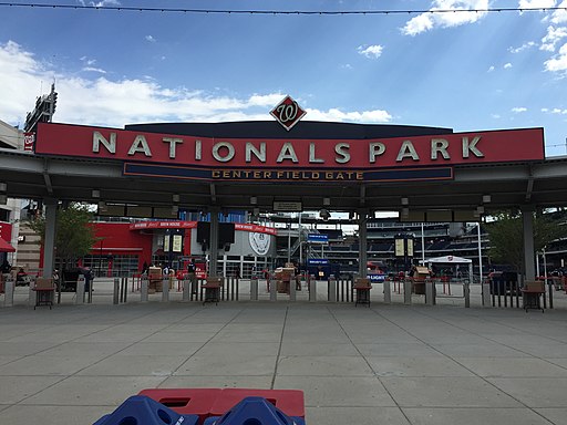 Centerfield gate at Nationals Park