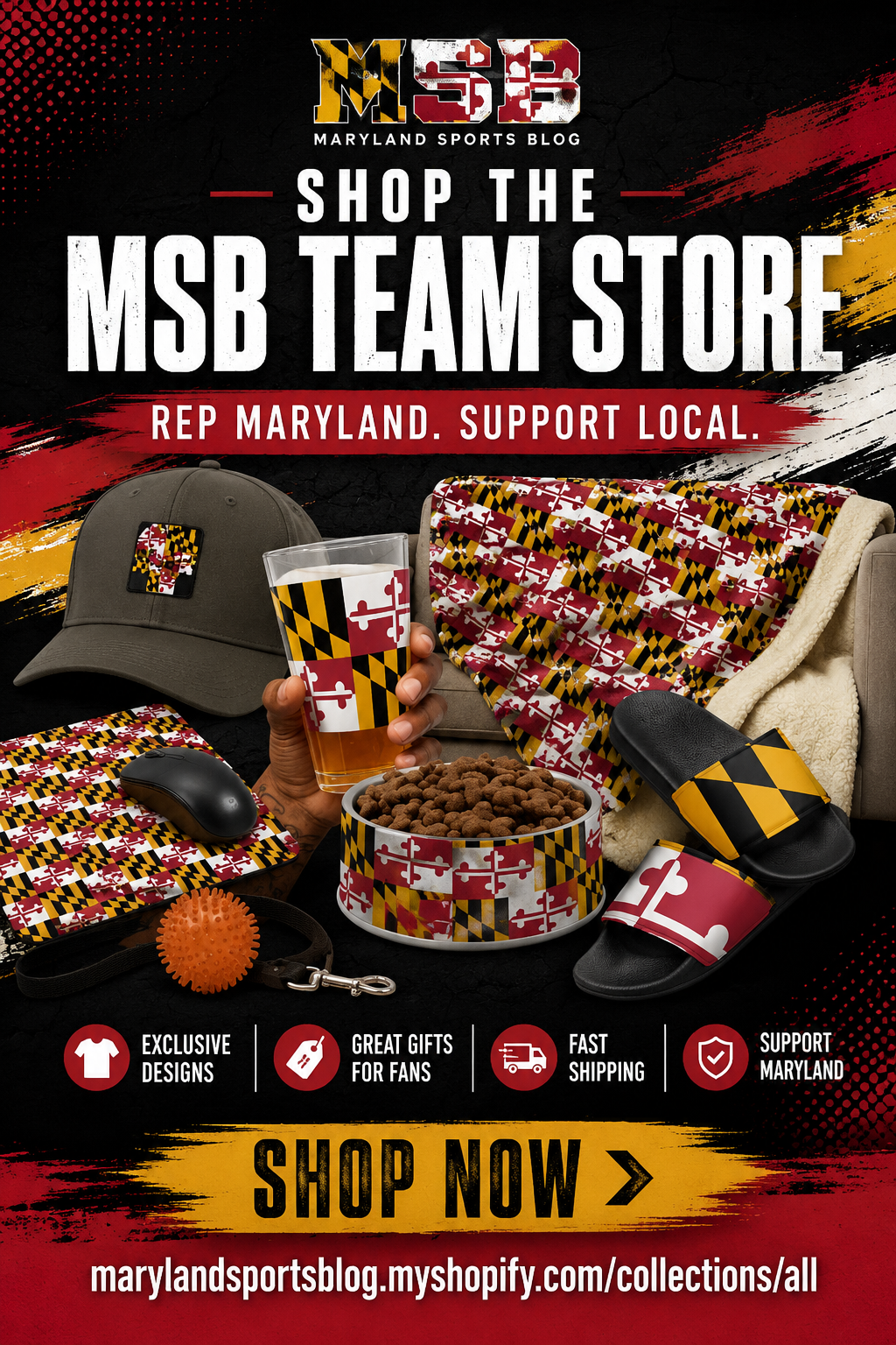 Shop the MSB Team Store — Maryland gifts, apparel and accessories