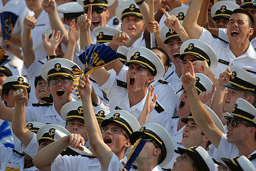 Navy Football fans