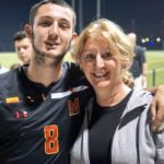 Tonight's Hero with his Proud Mama who traveled 4000 miles to come visit her son's moment