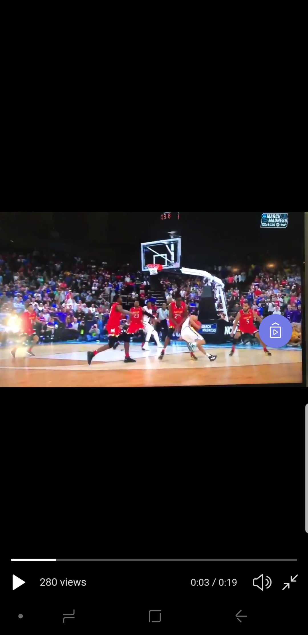 Watch: Tremont Waters travel on game winning basket against Terps