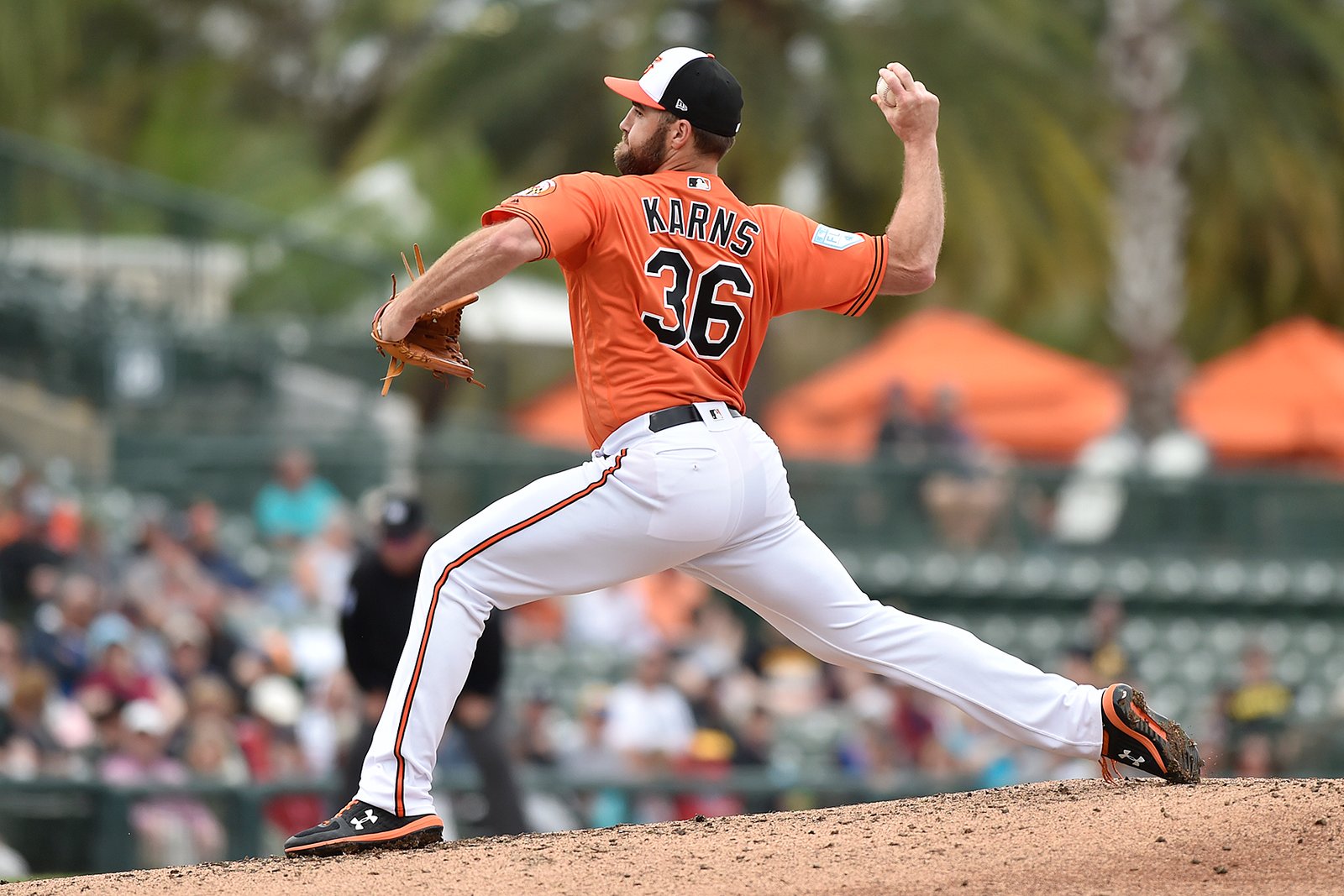 Orioles place Karns on Injured List, recall Phillips