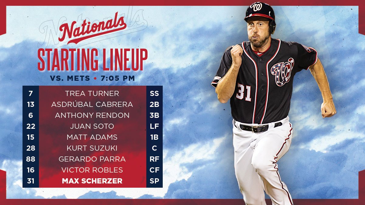 Max Scherzer, Jacob deGrom square off in evening rematch; lineup and updates: 9/3/2019