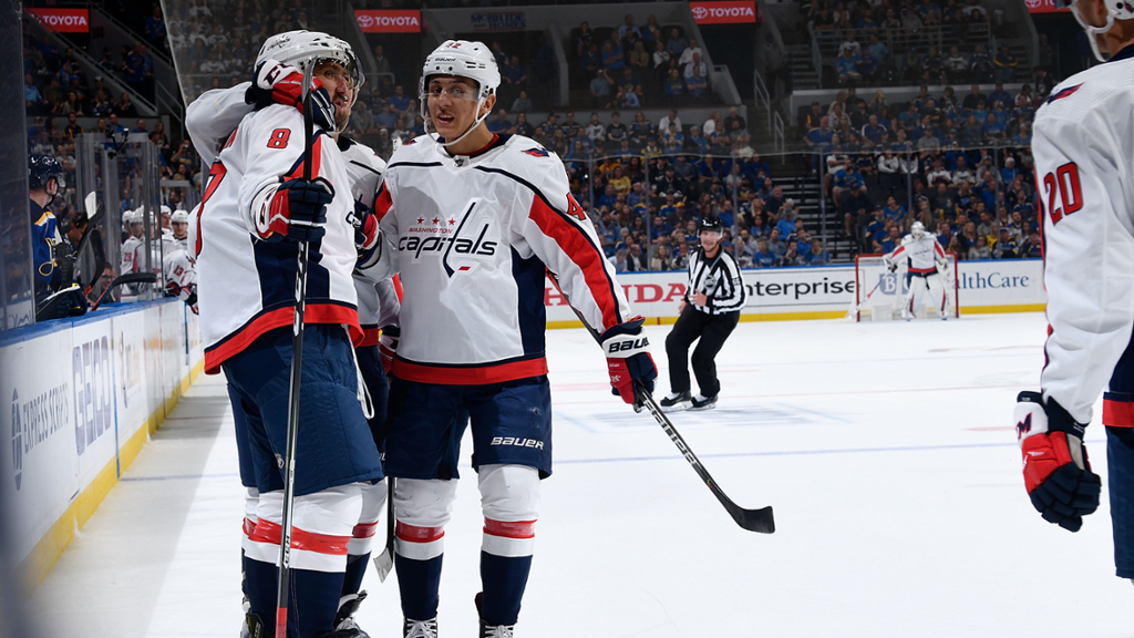 Caps best the Blues in a showdown of the last two Stanley Cup Champions