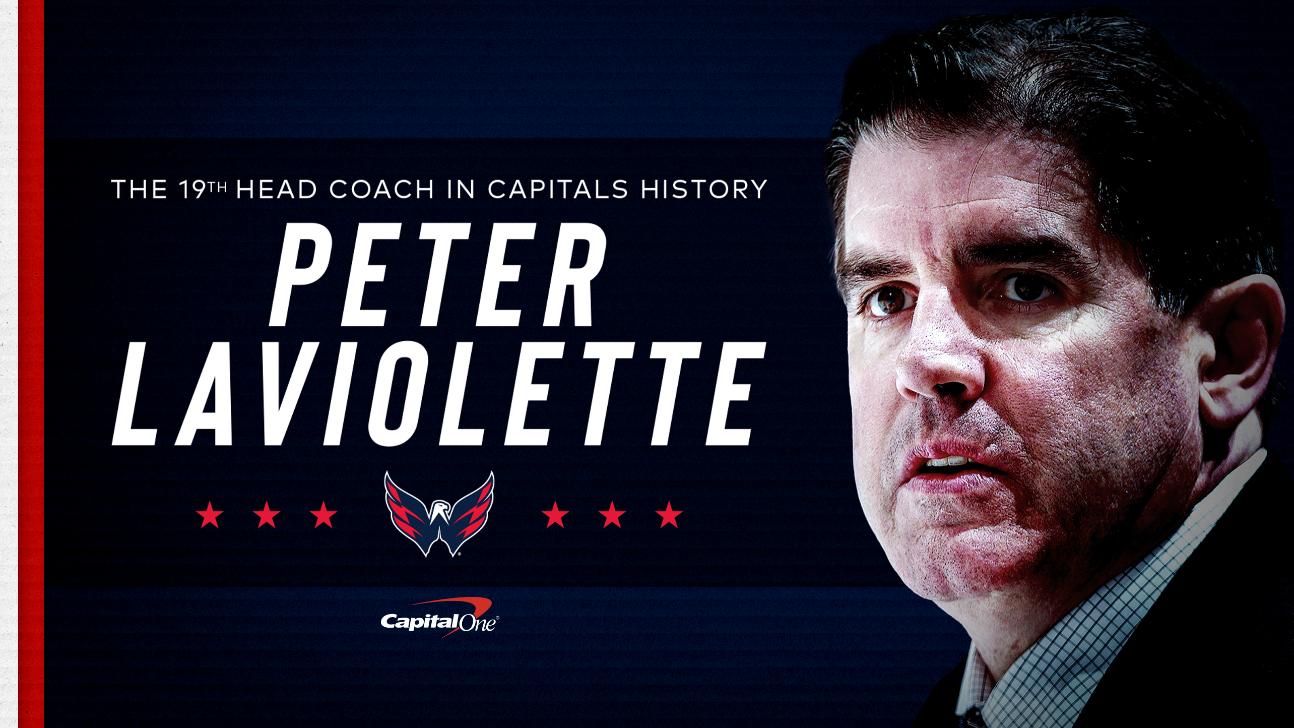 Capitals hire their 19th coach in team history.