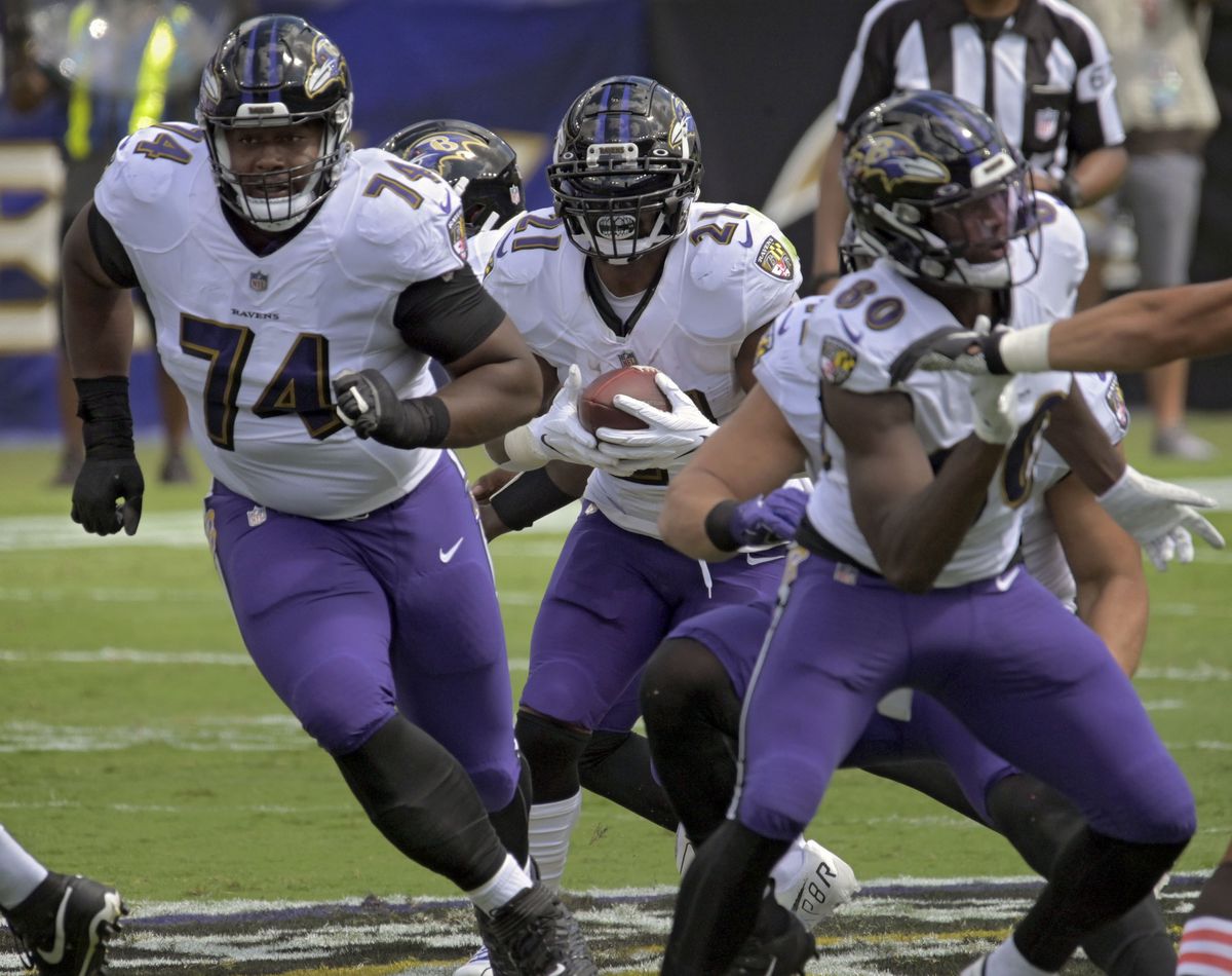 Ravens rookie RG Tyre Phillips impressed in his debut and is only going to get better