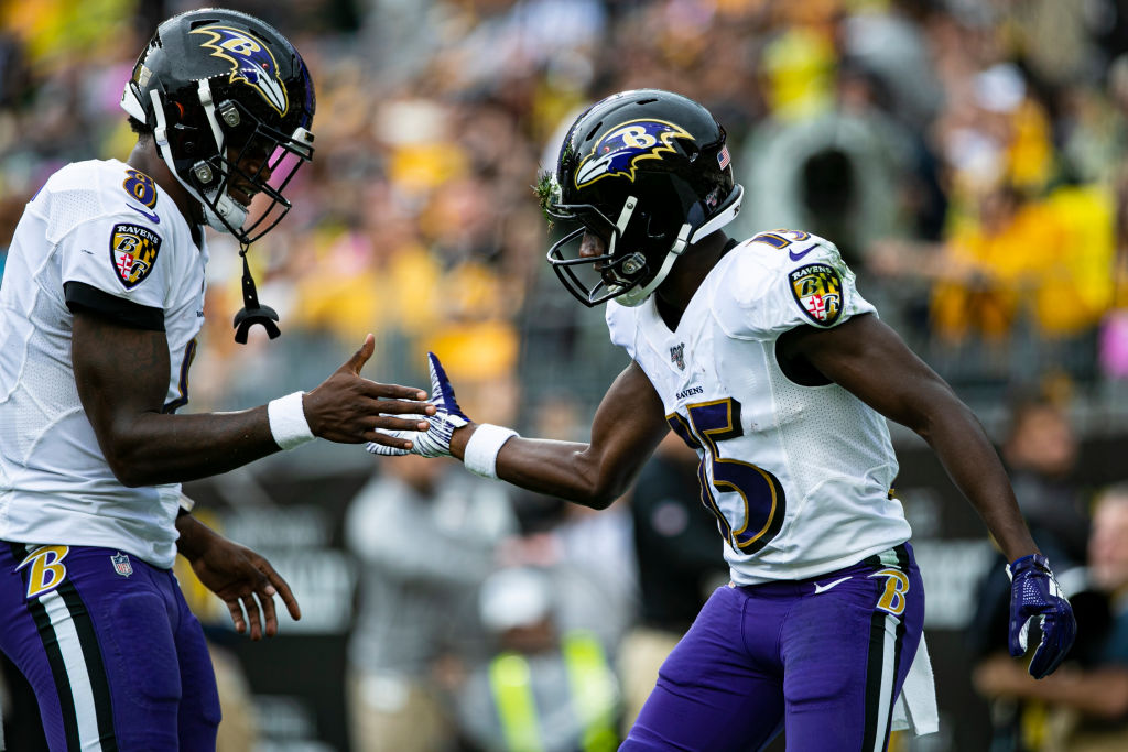 Ravens QB Lamar Jackson is over Steelers game wants to get WR Marquise Brown more involved