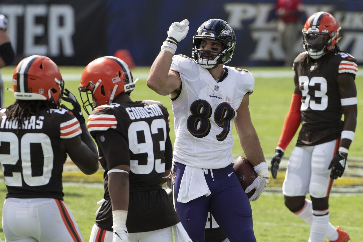Ravens TE Mark Andrews played a major role in huge win over Browns