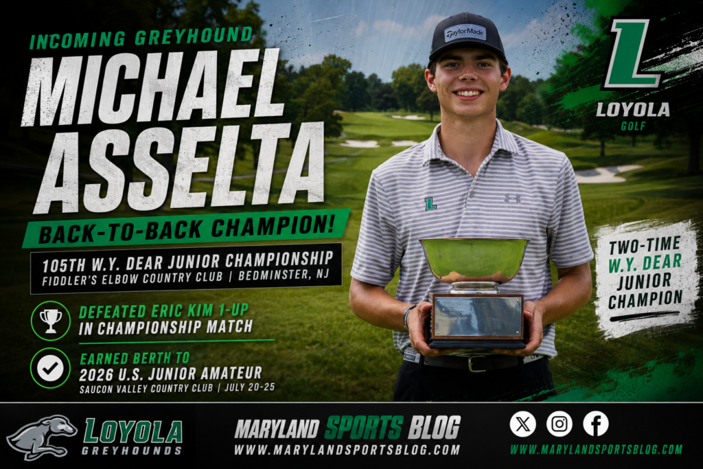 Incoming Loyola Golf Standout Michael Asselta Defends W.Y. Dear Junior Championship, Punches Ticket to U.S. Junior Amateur