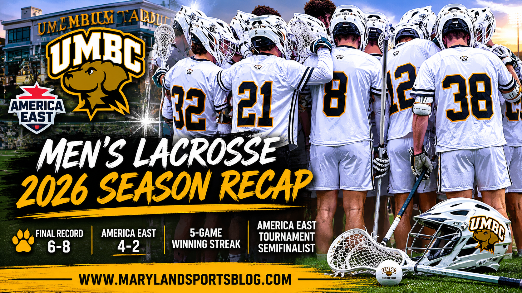 UMBC Men’s Lacrosse 2026 Season Recap: Ryan Demato Leads Retrievers’ Late-Season Surge Into America East Tournament