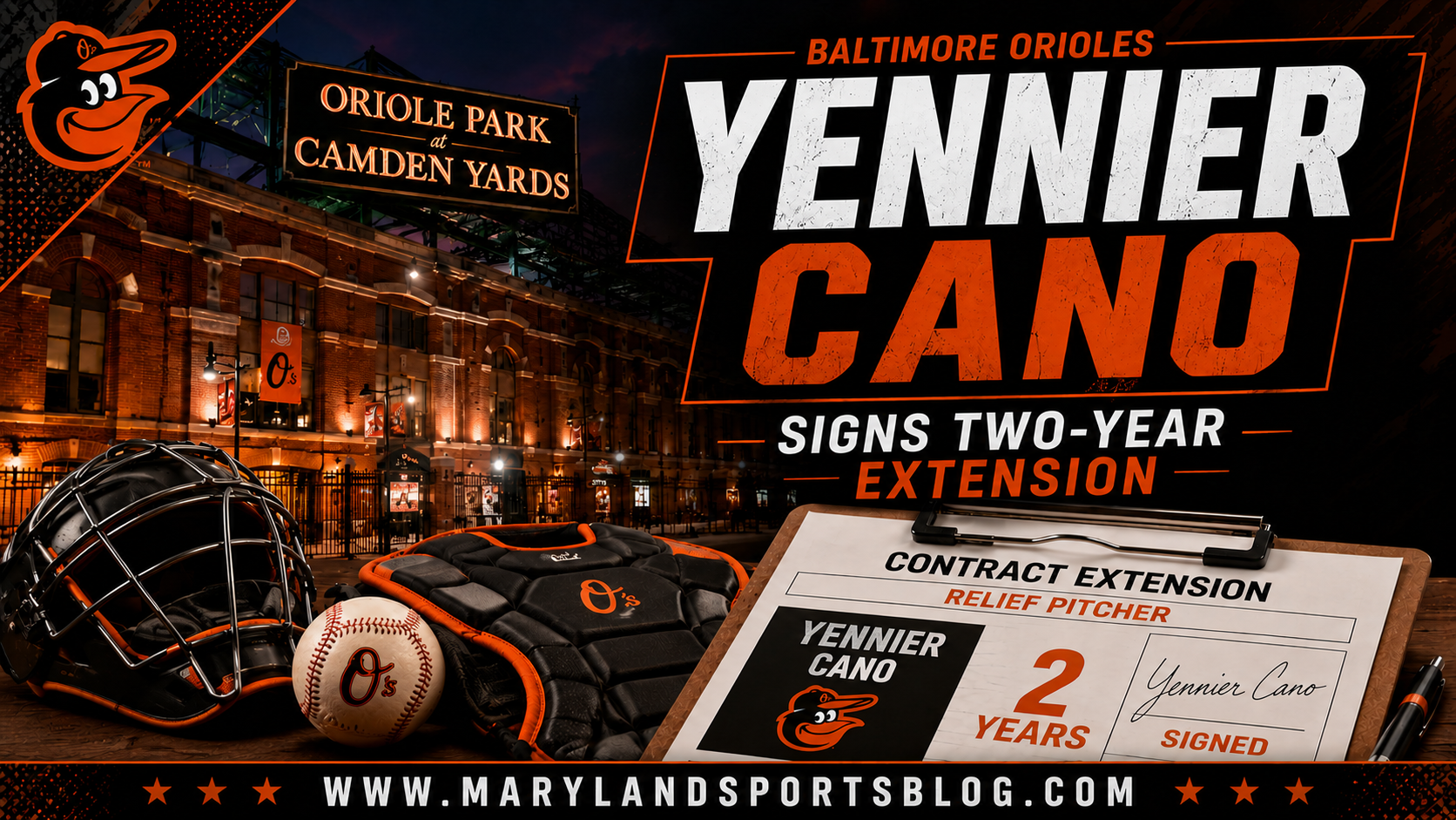 O’s resign Yennier Cano to 2-year deal