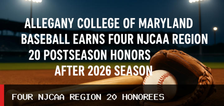 Allegany College of Maryland Baseball Earns Four NJCAA Region 20 Postseason Honors After 2026 Season featured image