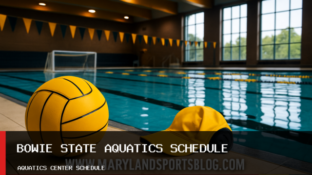 Bowie State University Athletics Announces Weekly Schedule for Aquatics Center with Contact Mark Wascavage