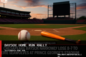 Chesapeake Baysox Narrowly Lose 8-7 to Erie SeaWolves at Prince George’s Stadium featured image