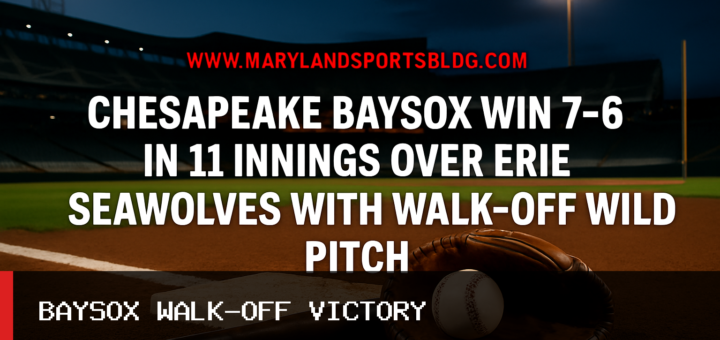 Chesapeake Baysox Win 7-6 in 11 Innings Over Erie SeaWolves with Walk-Off Wild Pitch featured image