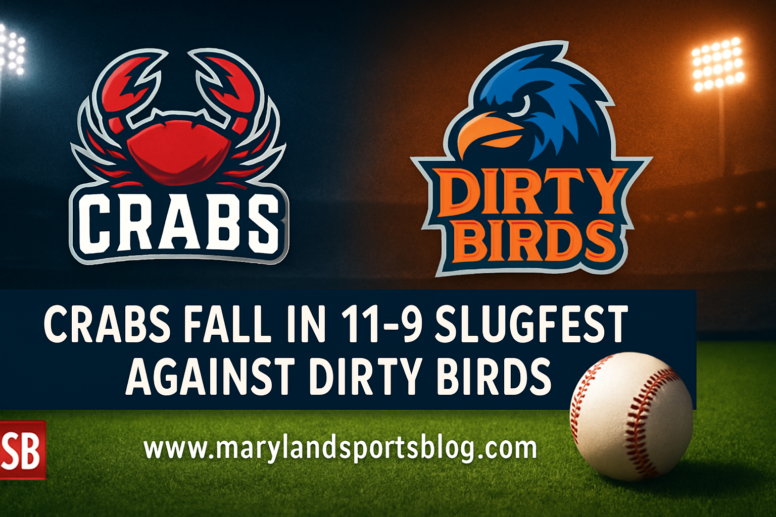Crabs Fall in 11-9 Slugfest Against Dirty Birds featured image