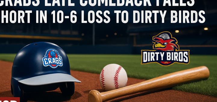Crabs Late Comeback Falls Short in 10-6 Loss to Dirty Birds featured image