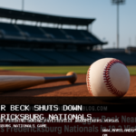 Fayetteville Woodpeckers’ Jagger Beck Nearly No-Hits Fredericksburg Nationals in 10-2 Victory
