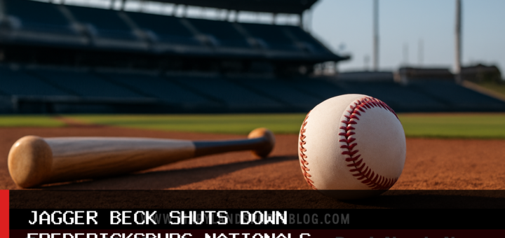 Fayetteville Woodpeckers' Jagger Beck Nearly No-Hits Fredericksburg Nationals in 10-2 Victory featured image