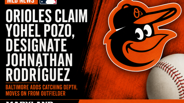 Orioles Claim Catcher Yohel Pozo, Designate Johnathan Rodríguez for Assignment