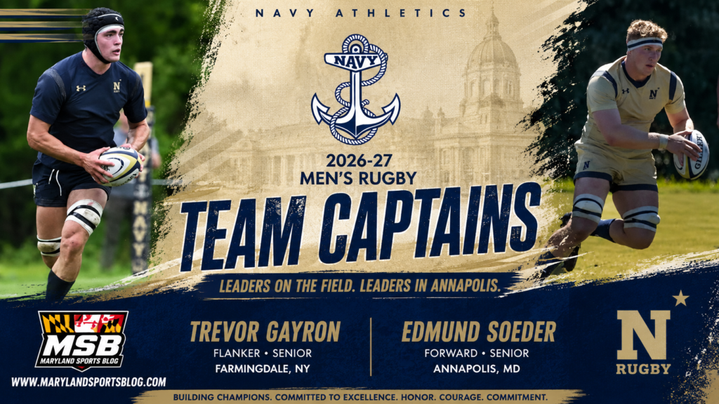 Navy Men's Rugby Names Trevor Gayron, Edmund Soeder Team Captains for 2026-27 Season