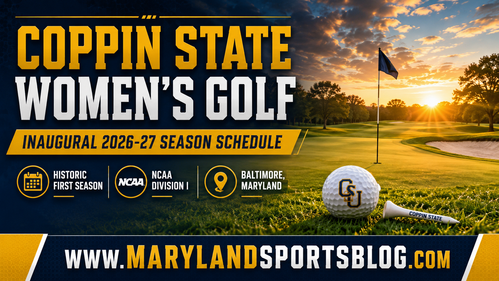 Coppin State Women’s Golf Announces Inaugural 2026-27 Schedule