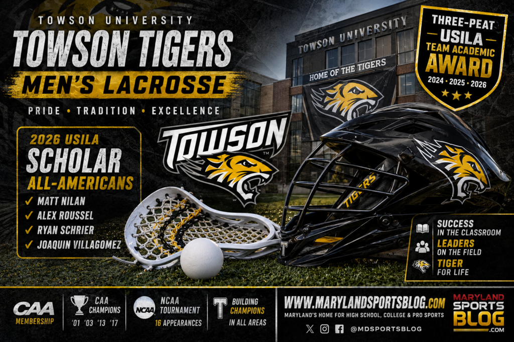 Four Towson Tigers Earn Prestigious 2026 USILA Scholar All-America Honors
