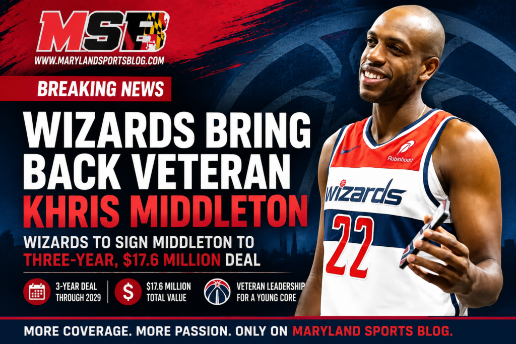 Wizards Bring Back Khris Middleton on Team-Friendly Multiyear Deal