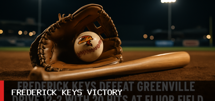 Frederick Keys Defeat Greenville Drive 12-2 with 20 Hits at Fluor Field featured image