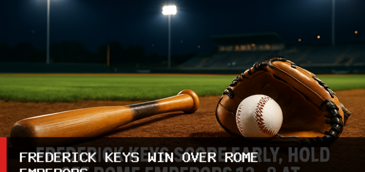 Frederick Keys Score Early, Hold Off Rome Emperors 13-8 at AdventHealth Stadium featured image