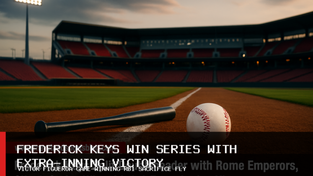 Frederick Keys Split Doubleheader with Rome Emperors, Clinch Series Win with 3-2 Extra-Inning Victory