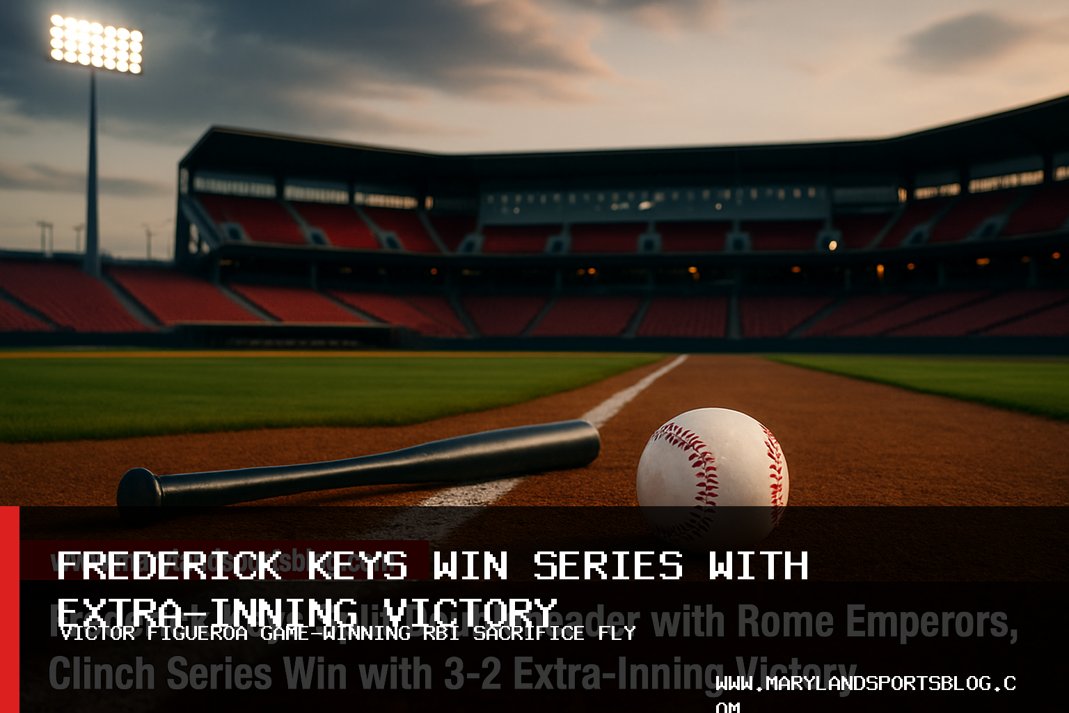 Frederick Keys Split Doubleheader with Rome Emperors, Clinch Series Win with 3-2 Extra-Inning Victory featured image