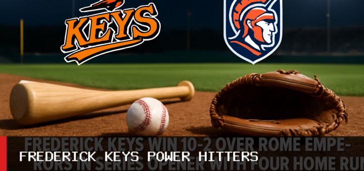Frederick Keys Win 10-2 Over Rome Emperors in Series Opener with Four Home Runs featured image