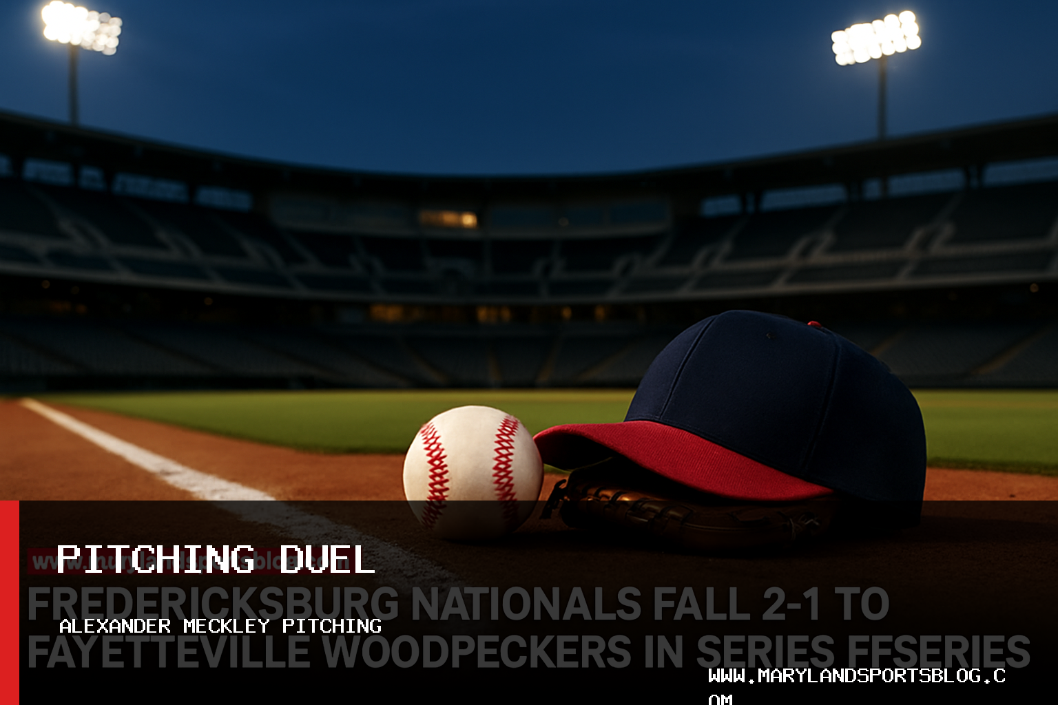 Fredericksburg Nationals Fall 2-1 to Fayetteville Woodpeckers in Series Finale, Split Series featured image