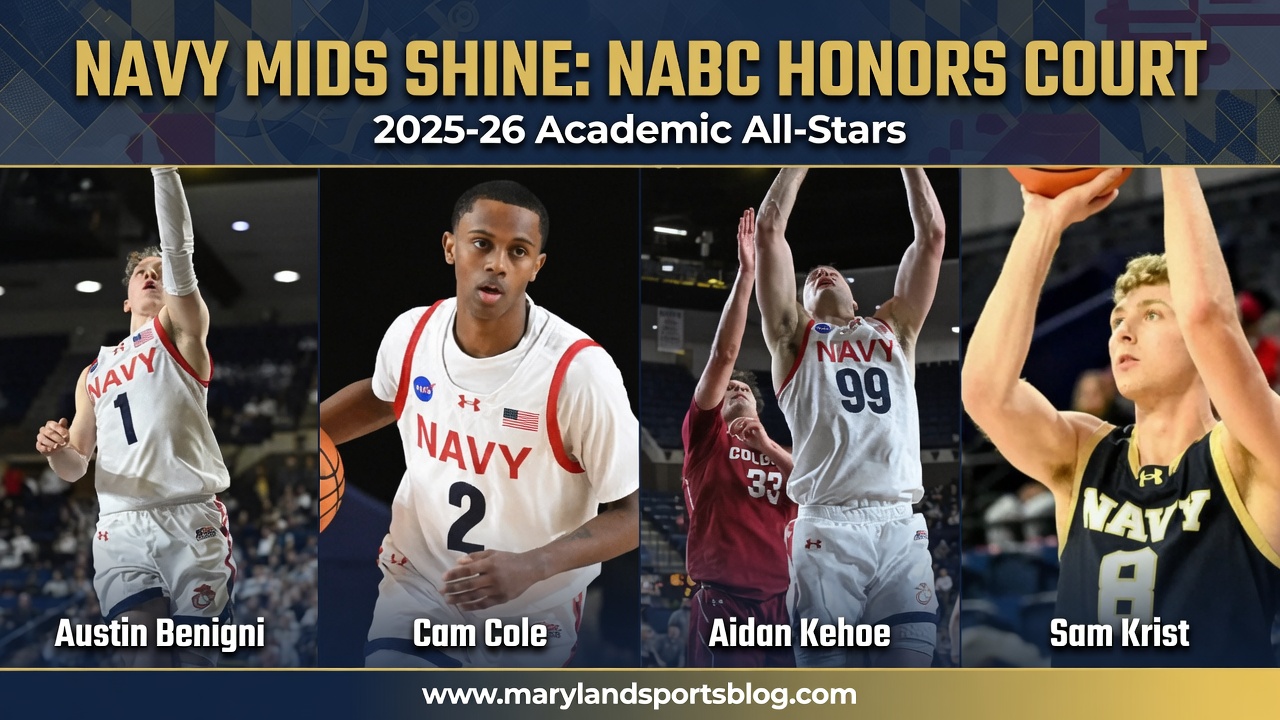 Navy Men’s Basketball Continues Academic Success as Four Midshipmen Earn NABC Honors Court Recognition