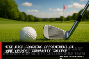 Mike Rice Named Head Coach of Anne Arundel Community College Men's Golf Team featured image