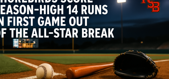 Shorebirds Score Season-High 14 Runs in First Game out of the All-Star Break featured image
