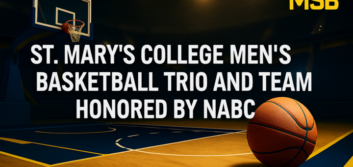 St. Mary’s College Men’s Basketball Trio and Team Honored by NABC featured image