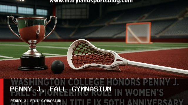 Washington College Honors Penny J. Fall’s Pioneering Role in Women’s Athletics on Title IX 50th Anniversary
