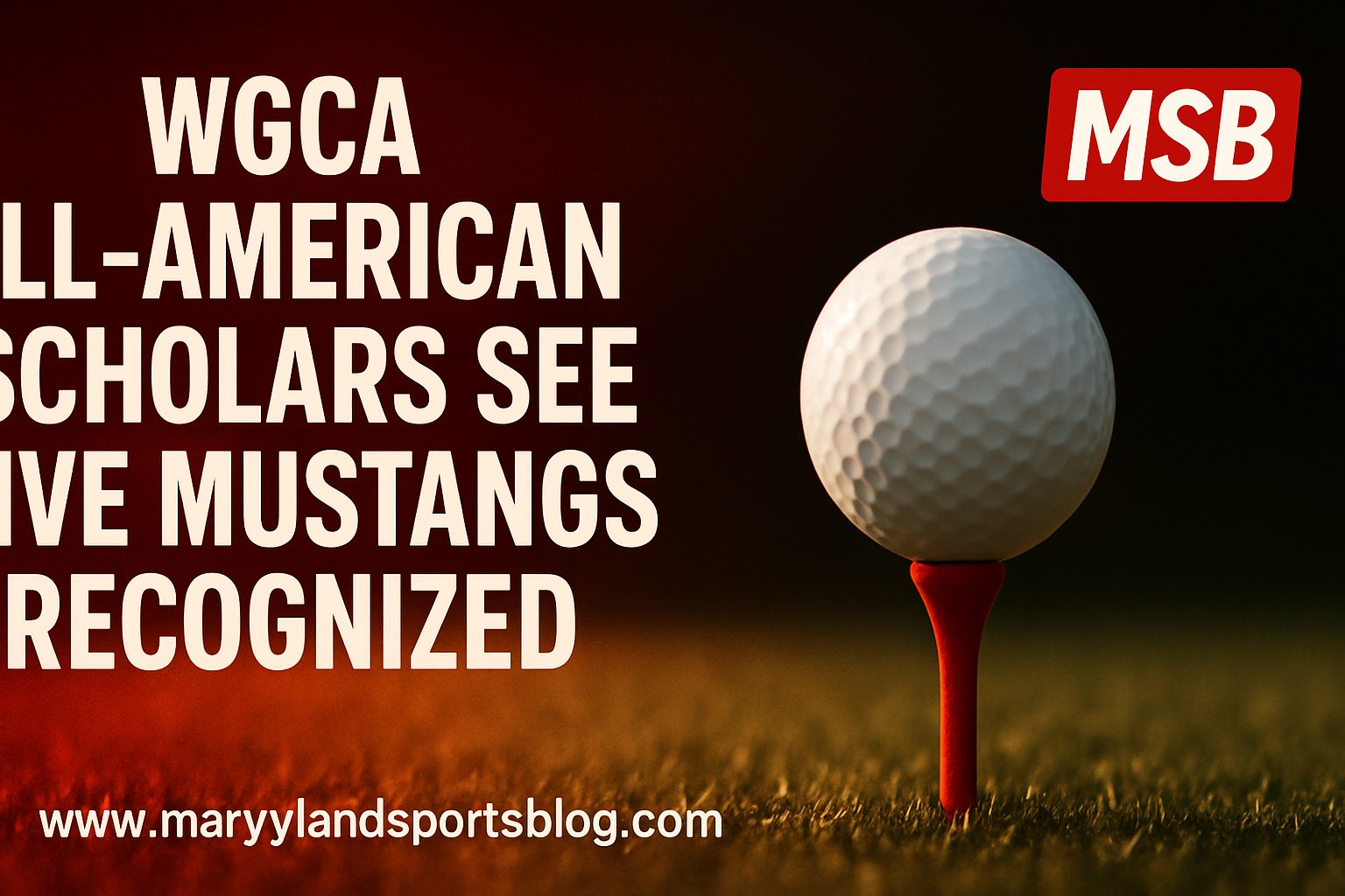 WGCA All-American Scholars See Five Mustangs Recognized featured image
