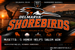 Andruw Musett’s Three-Run Homer Helps Salem RidgeYaks Defeat Delmarva Shorebirds 9-3 featured image