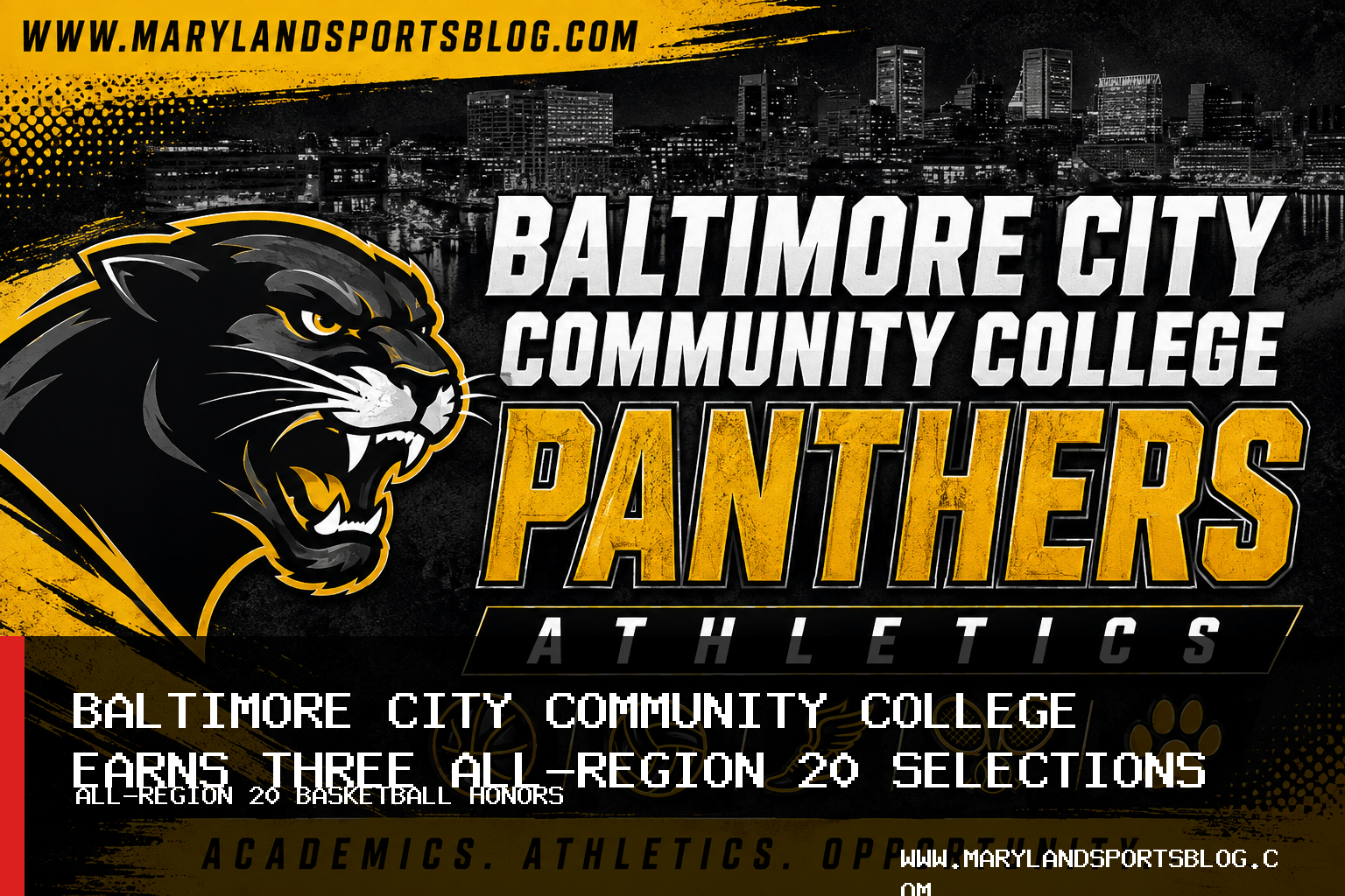 Baltimore City Community College Basketball Programs Earn Three All-Region 20 Selections featured image