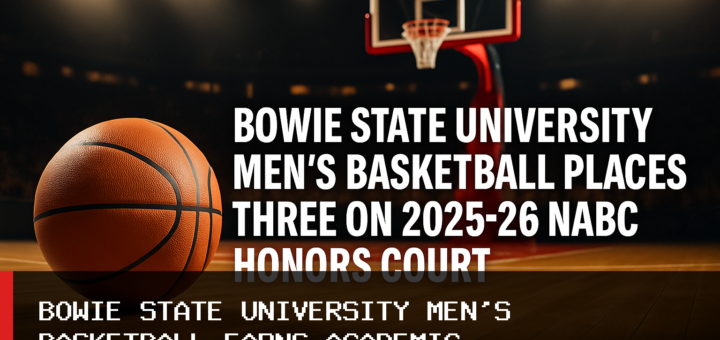 Bowie State University Men's Basketball Places Three on 2025-26 NABC Honors Court featured image