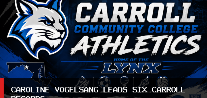 Caroline Vogelsang Leads Carroll Community College Lynx Track & Field Team to Six School Records at Millersville featured image
