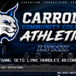 Carroll Lynx Men’s Track and Field: Caroline Vogelsang Sets Women’s 400-Meter Hurdles Record After Rerun
