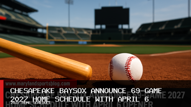 Chesapeake Baysox Announce 69-Game 2027 Home Schedule With April 6 Opener