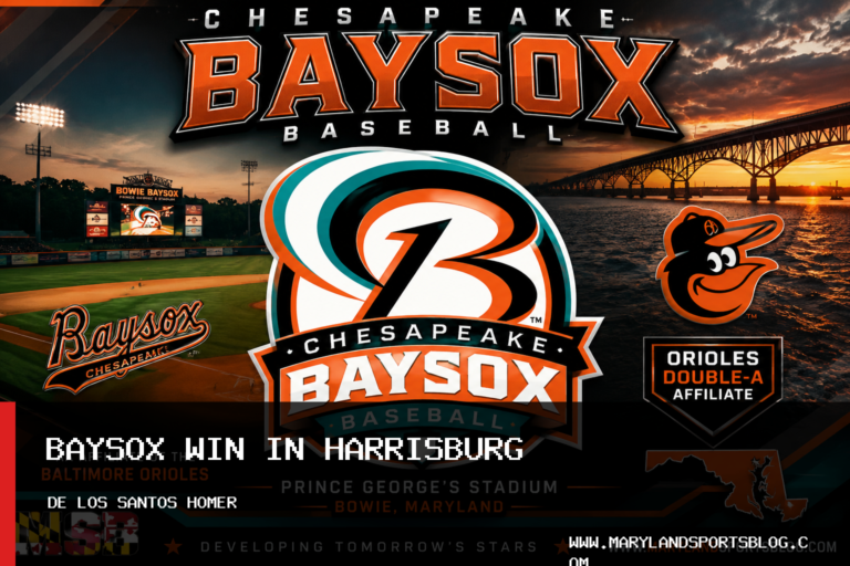 Chesapeake Baysox Baseball Beat Harrisburg Senators 2-1 as Anderson De Los Santos Hits Seventh-Inning Homer featured image