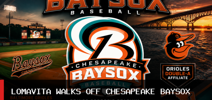 Chesapeake Baysox Baseball Lose 5-4 to Harrisburg Senators on Caleb Lomavita Walk-Off Homer featured image