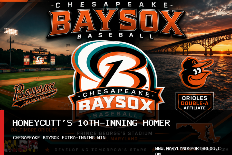Chesapeake Baysox Beat Harrisburg Senators 9-7 Behind Vance Honeycutt's First Double-A Homer featured image