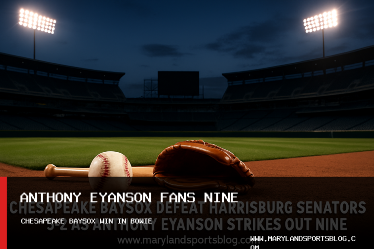 Chesapeake Baysox Defeat Harrisburg Senators 5-2 as Anthony Eyanson Strikes Out Nine featured image